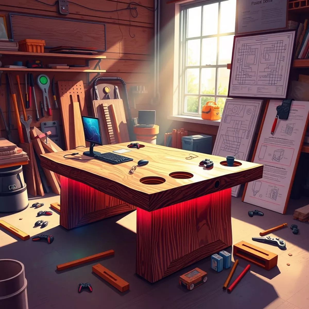 Як зробити ігровий стіл своїми руками: ідеї та поради