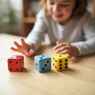Гральні кубики та розвиток дитини: Міфи та факти про те, як дайси впливають на моторику та логіку