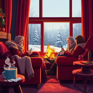 Ігри, в які приємно грати взимку біля каміну