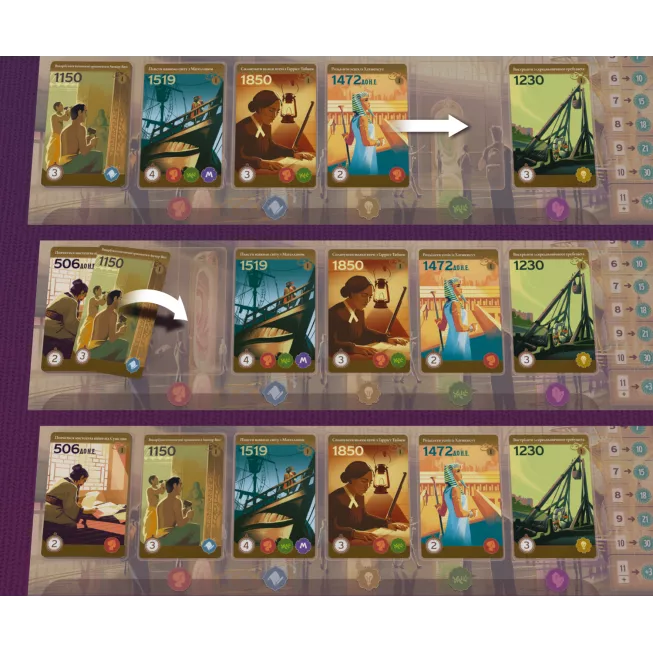 Настільна гра Мандрівки віхами історії (Trekking Through History)