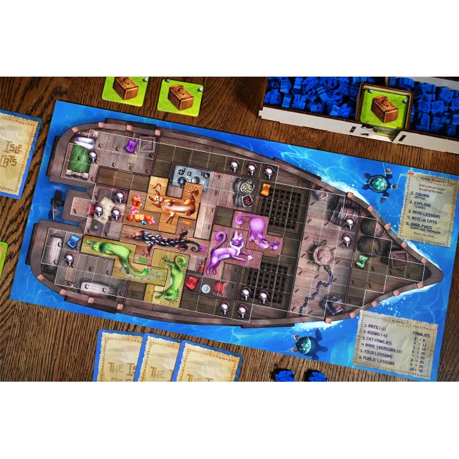 Настільна гра Острів котів: Набір кораблів (The Isle of Cats: Boat Pack)