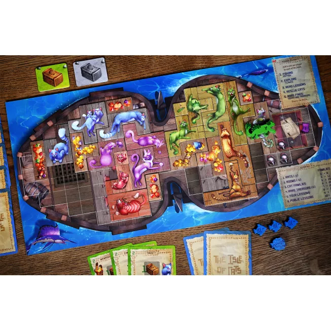 Настільна гра Острів котів: Набір кораблів (The Isle of Cats: Boat Pack)