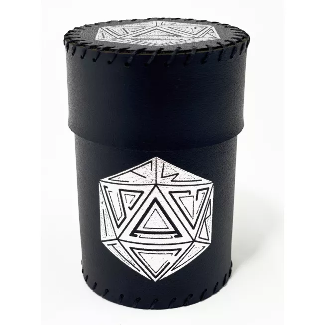 Стакан для кубиків D20 чорний Dice Cup