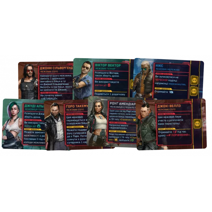 Настільна гра Cyberpunk 2077. Банди Найт-Сіті (Gangs of Night City): купити за кращою ціною в Україні