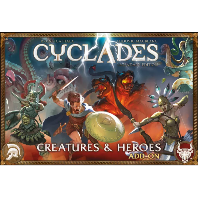 Настільна гра Кіклади. Легендарне видання - Монстри і герої (Cyclades: Creatures & Heroes)