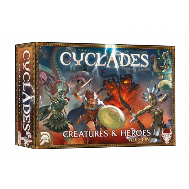 Настільна гра Кіклади. Легендарне видання - Монстри і герої (Cyclades: Creatures & Heroes)