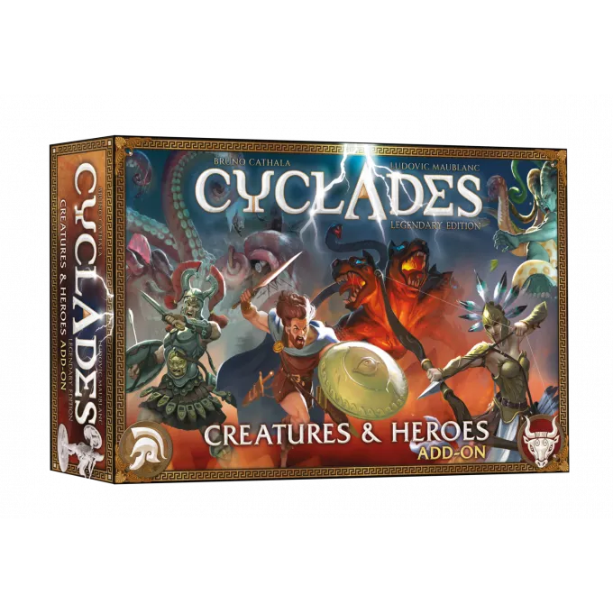 Настільна гра Кіклади. Легендарне видання - Монстри і герої (Cyclades: Creatures & Heroes)