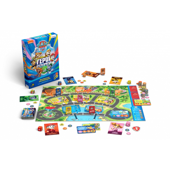 Настільна гра Щенячий патруль: Герої Бухти Пригод