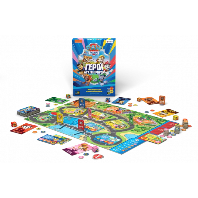 Настільна гра Щенячий патруль: Герої Бухти Пригод