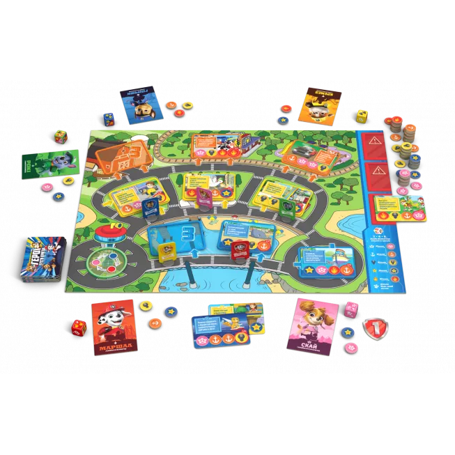 Настільна гра Щенячий патруль: Герої Бухти Пригод