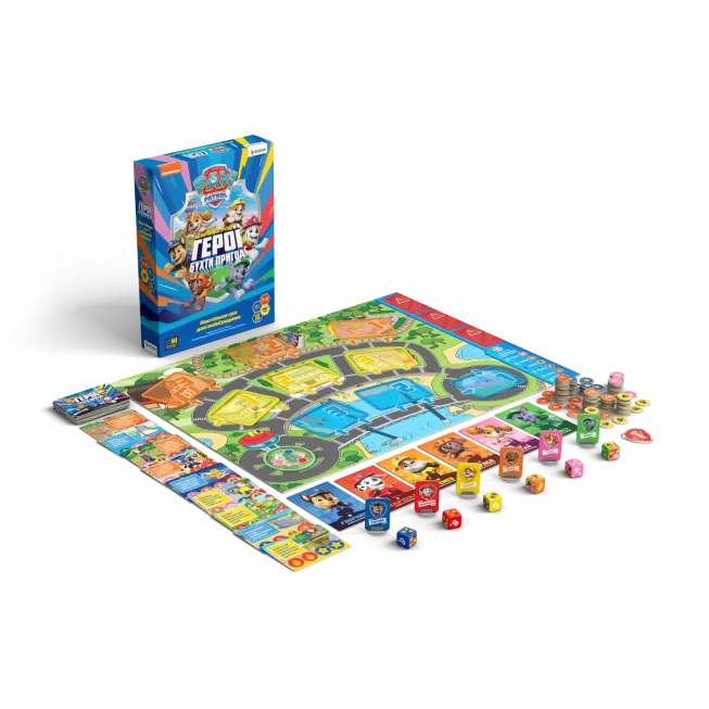 Настільна гра Щенячий патруль: Герої Бухти Пригод