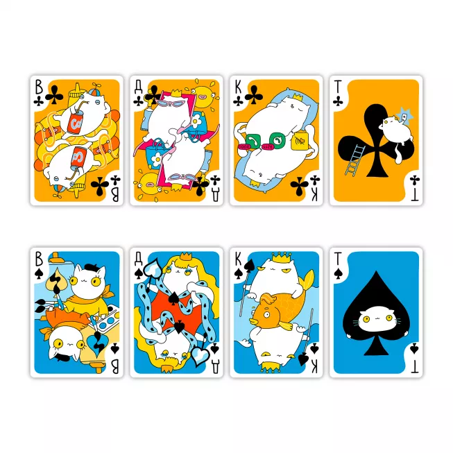 Гральні карти котячі Maliunok
