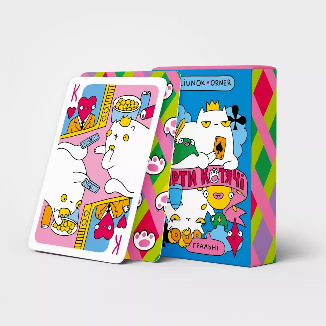 Гральні карти котячі Maliunok