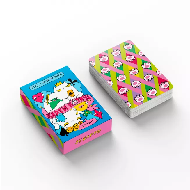 Гральні карти котячі Maliunok