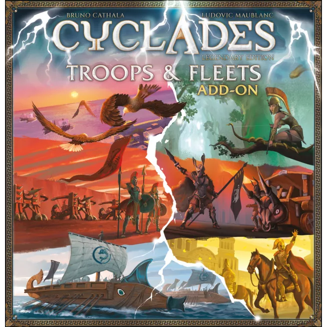 Настільна гра Кіклади. Легендарне видання - Загони і флот (Cyclades: Troops & Fleets)