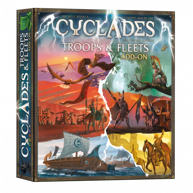 Настільна гра Кіклади. Легендарне видання - Загони і флот (Cyclades: Troops & Fleets)