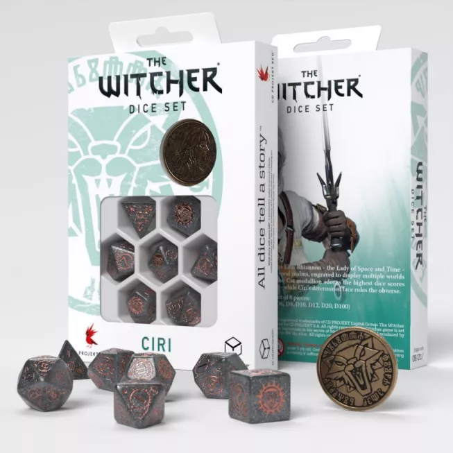 Набір кубиків The Witcher Dice Set. Ciri - Elder Blood (7)