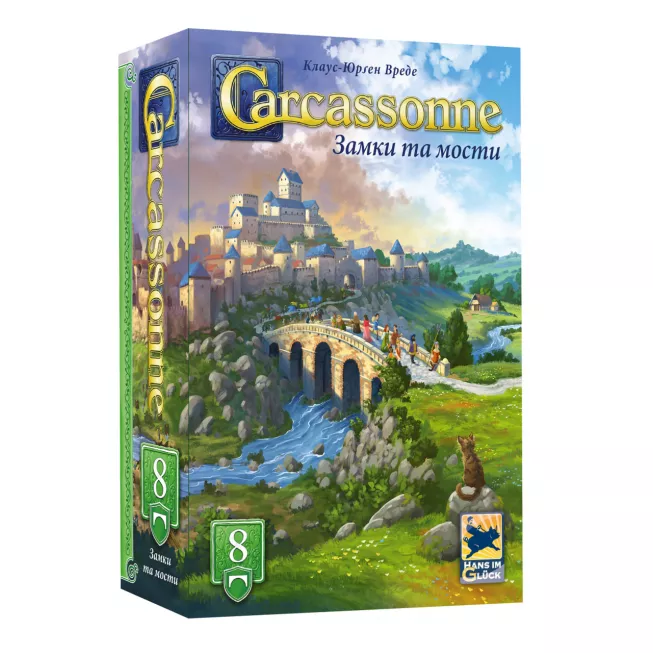 Настільна гра Каркасон: Замки та мости (Carcassonne: Bridges, Castles and Bazaars)