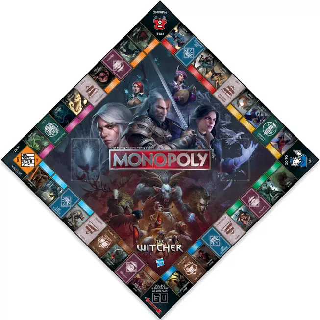 Настільна гра Monopoly UK: Witcher (Монополія: Відьмак)