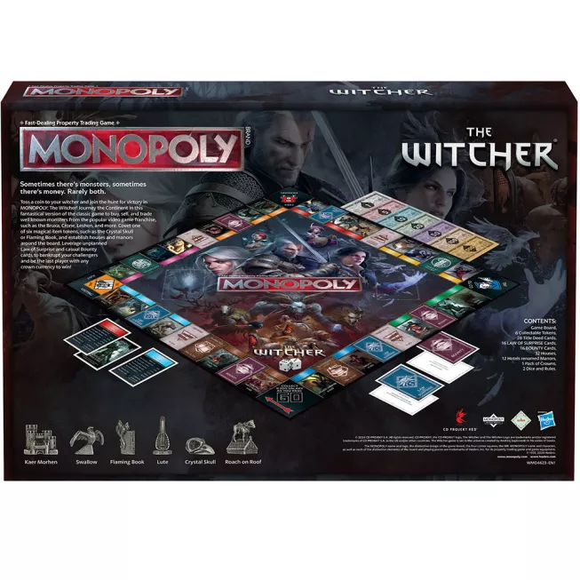 Настільна гра Monopoly UK: Witcher (Монополія: Відьмак)