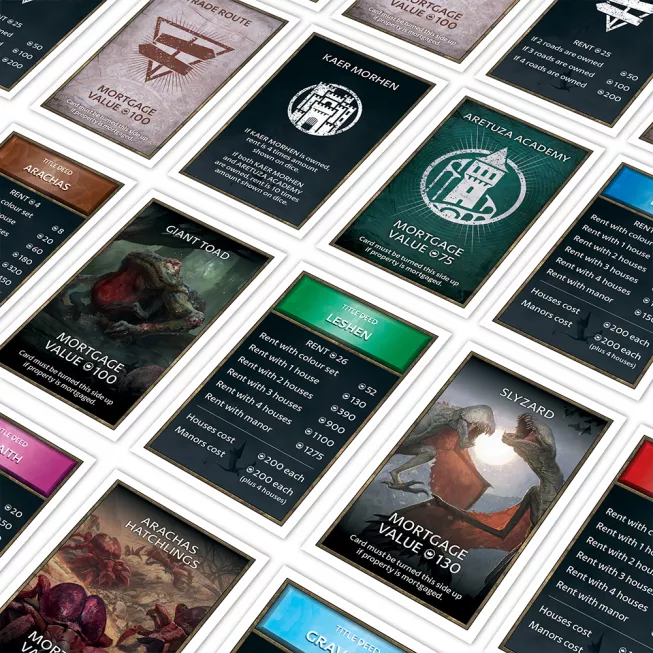 Настільна гра Monopoly UK: Witcher (Монополія: Відьмак)