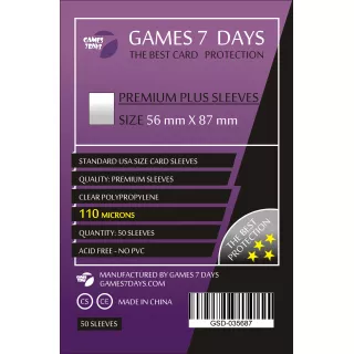 Протектори Games7Days (56 x 87 мм) Premium Plus USA (50 шт)