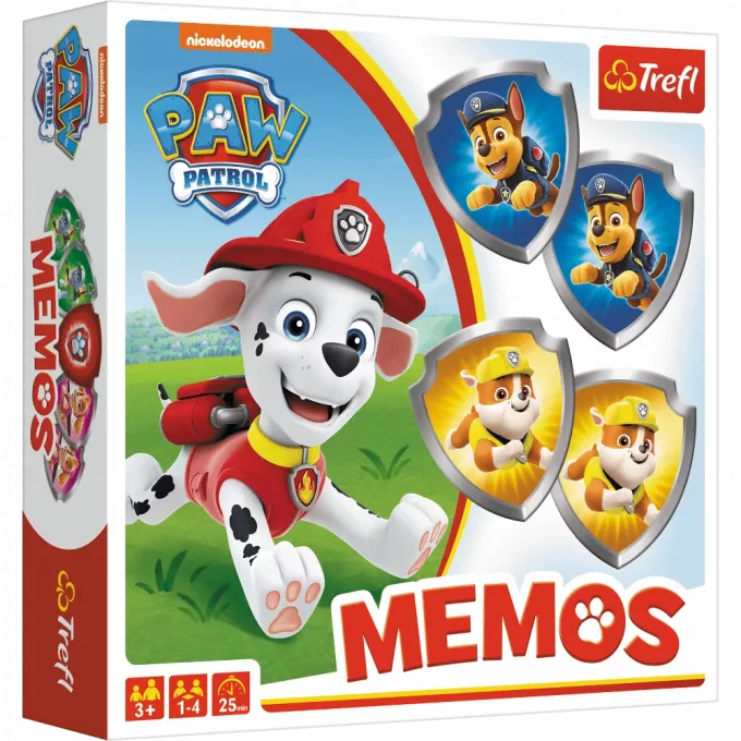 Настільна гра Мемос Щенячий патруль (Paw Patrol)