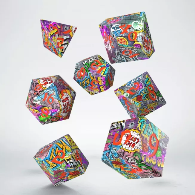 Набір кубиків Full Art Dice Set: Graffiti