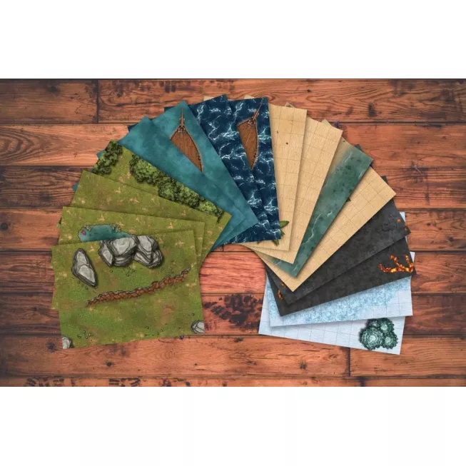 Поля для бою НРІ - 16 шт (Variety Battle Mats)