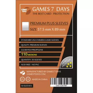 Протектори Games7Days (57.5 x 89 мм) Premium Plus USA (50 шт)