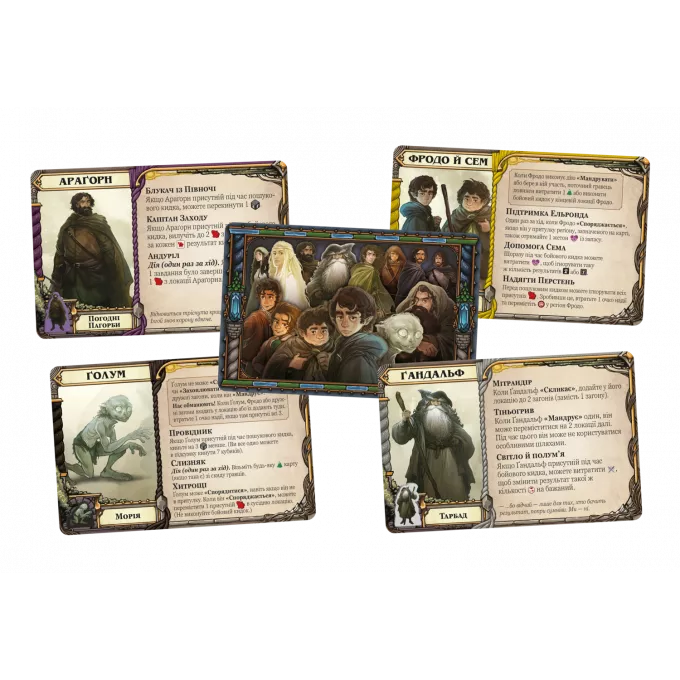 Настільна гра Володар Перснів. Доля братства (The Lord of the Rings: Fate of the Fellowship)