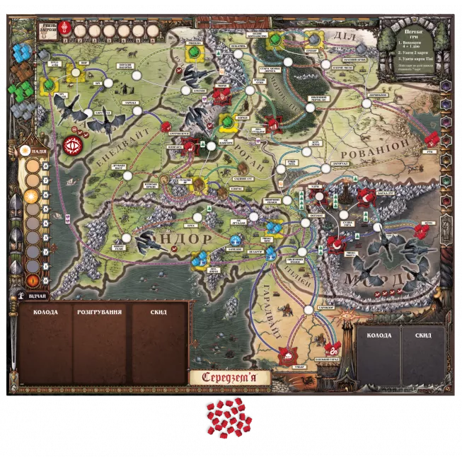 Настільна гра Володар Перснів. Доля братства (The Lord of the Rings: Fate of the Fellowship)