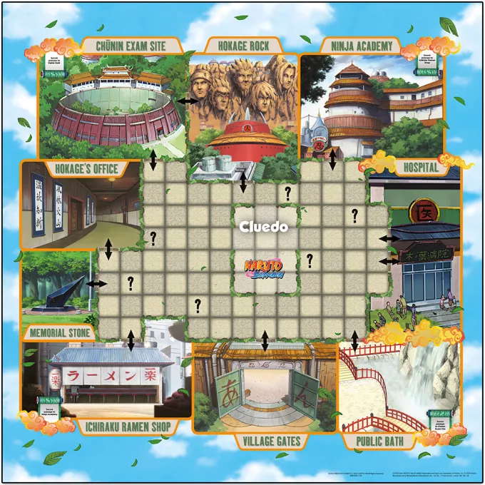 Настільна гра Cluedo: Naruto Shippuden (Cluedo: Наруто)