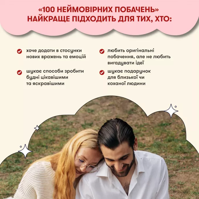 Настільна гра для закоханих. 100 неймовірних побачень