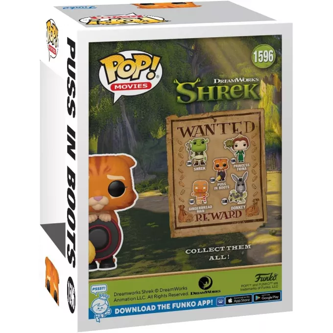 Фігурка Кіт у Чоботях - Funko Pop Movies: Shrek #1596 - Puss in Boots
