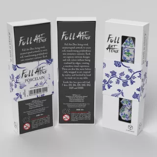 Набір кубиків Full Art Dice Set: Porcelain