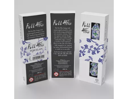 Набір кубиків Full Art Dice Set: Porcelain