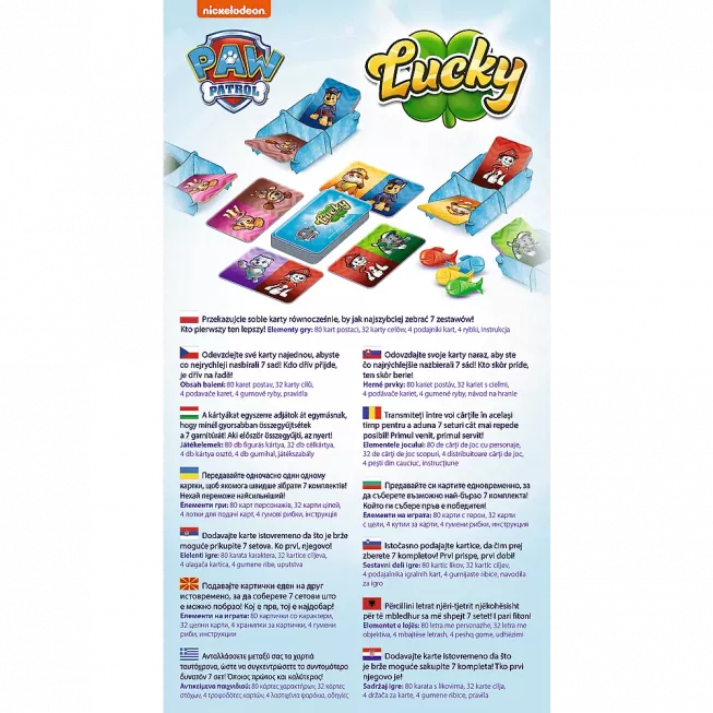 Настільна гра Щасливчик: Весела команда (Lucky Paw Patrol)