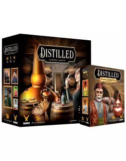 Настільна гра Distilled. Таємниці напоїв + доповнення (комплект)