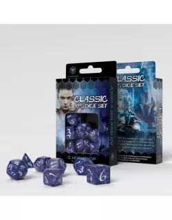 Набір кубиків Classic RPG Cobalt & white Dice Set (7)