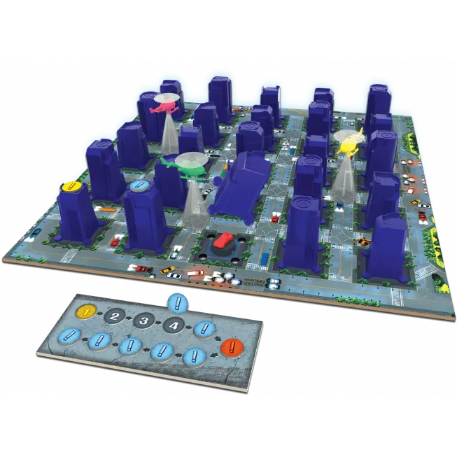 Настільна гра Погоня: поліція проти викрадача (City chase)