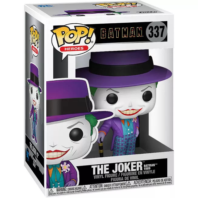 Фігурка Джокер - Funko Pop DC Heroes #337: Batman 1989 - The Joker with Hat