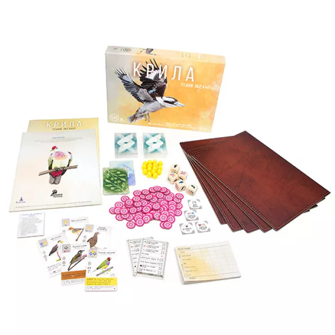 Настільна гра Крила. Птахи Океанії (Wingspan: Oceania Expansion)