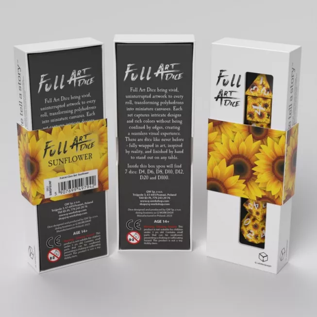 Набір кубиків Full Art Dice Set: Sunflower