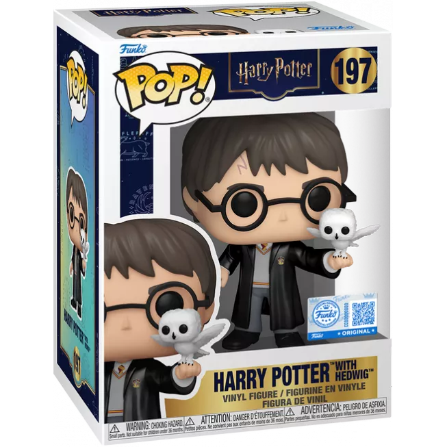 Фігурка Гаррі Поттер і Гедвіґа - Funko Pop Harry Potter #197: Harry Potter with Hedwig