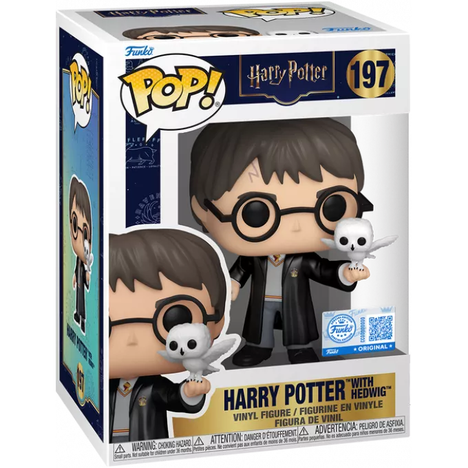 Фігурка Гаррі Поттер і Гедвіґа - Funko Pop Harry Potter #197: Harry Potter with Hedwig