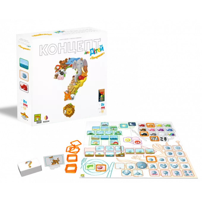 Настільна гра Концепт для дітей: Тварини (Concept Kids: Animals)