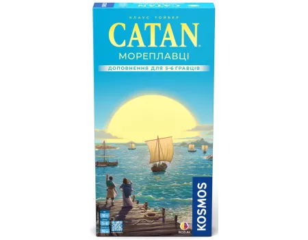 Настільна гра CATAN. Мореплавці. Доповнення для 5-6 гравців