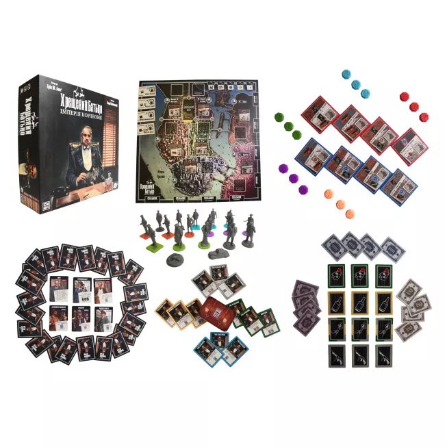 Настільна гра Хрещений батько. Імперія Корлеоне (The Godfather)