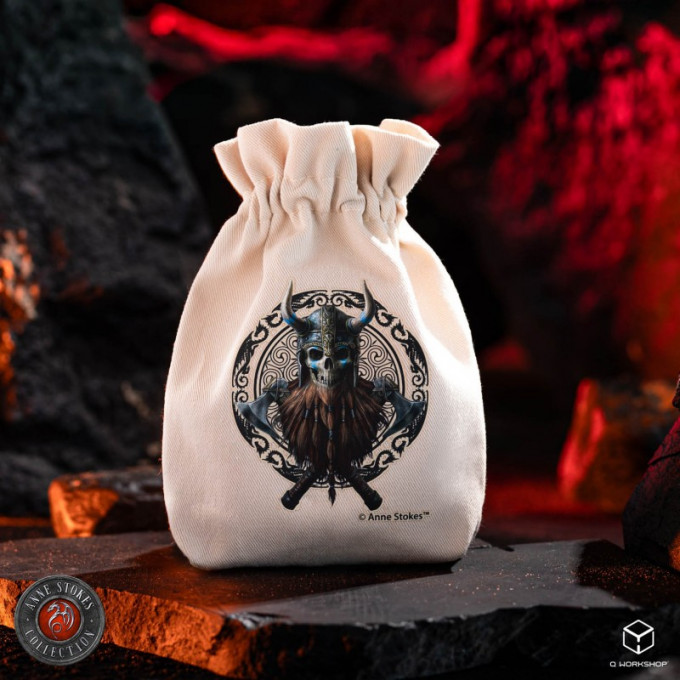 Мішечок Anne Stokes Dice Pouch: Viking Skull